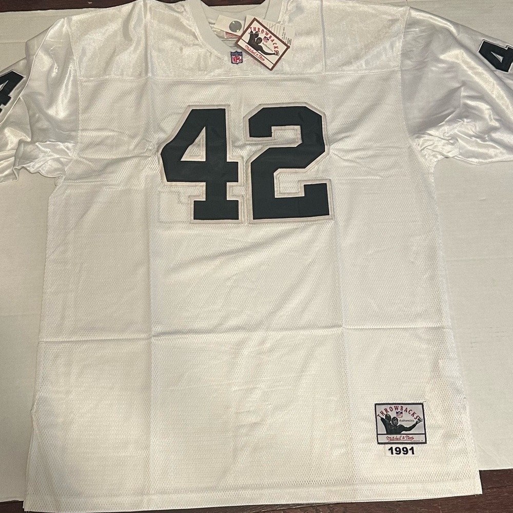 Mitchell & Ness Ronnie Lott NFL Raiders Throwback Jersey Size 56 New with tags